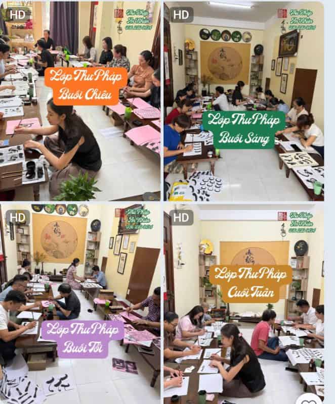 ĐỊA ĐIỂM HỌC THƯ PHÁP UY TÍN Tai TP. HỒ CHÍ MINH