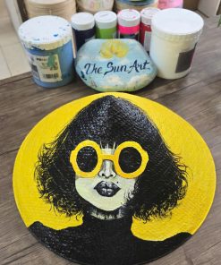 Nón Cỏ Bàng Vẽ Mỹ Thuật - NCB0042