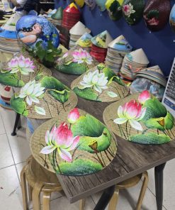 Nón Cỏ Bàng Vẽ Mỹ Thuật - NCB0043