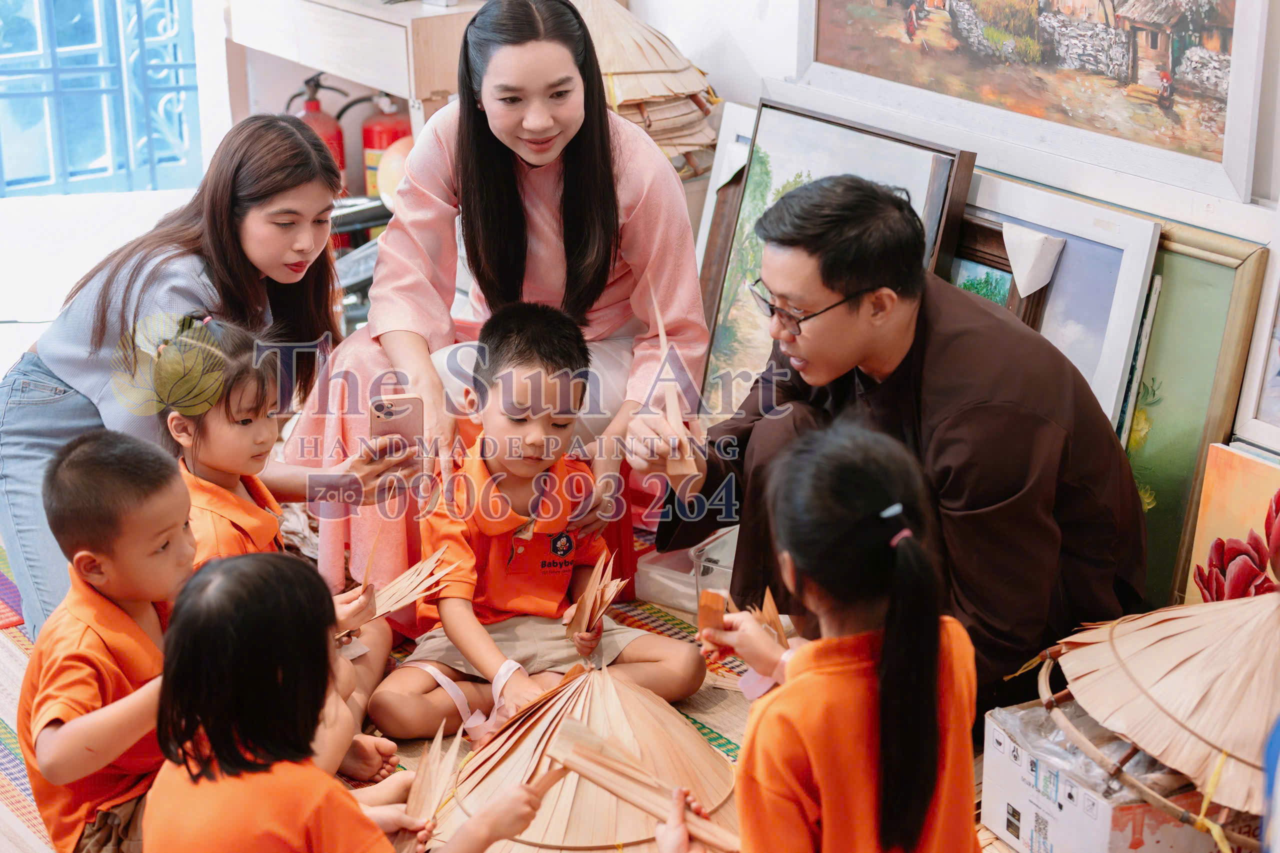 Vietnamese Conical Hat Painting Class Ws02 (20)
