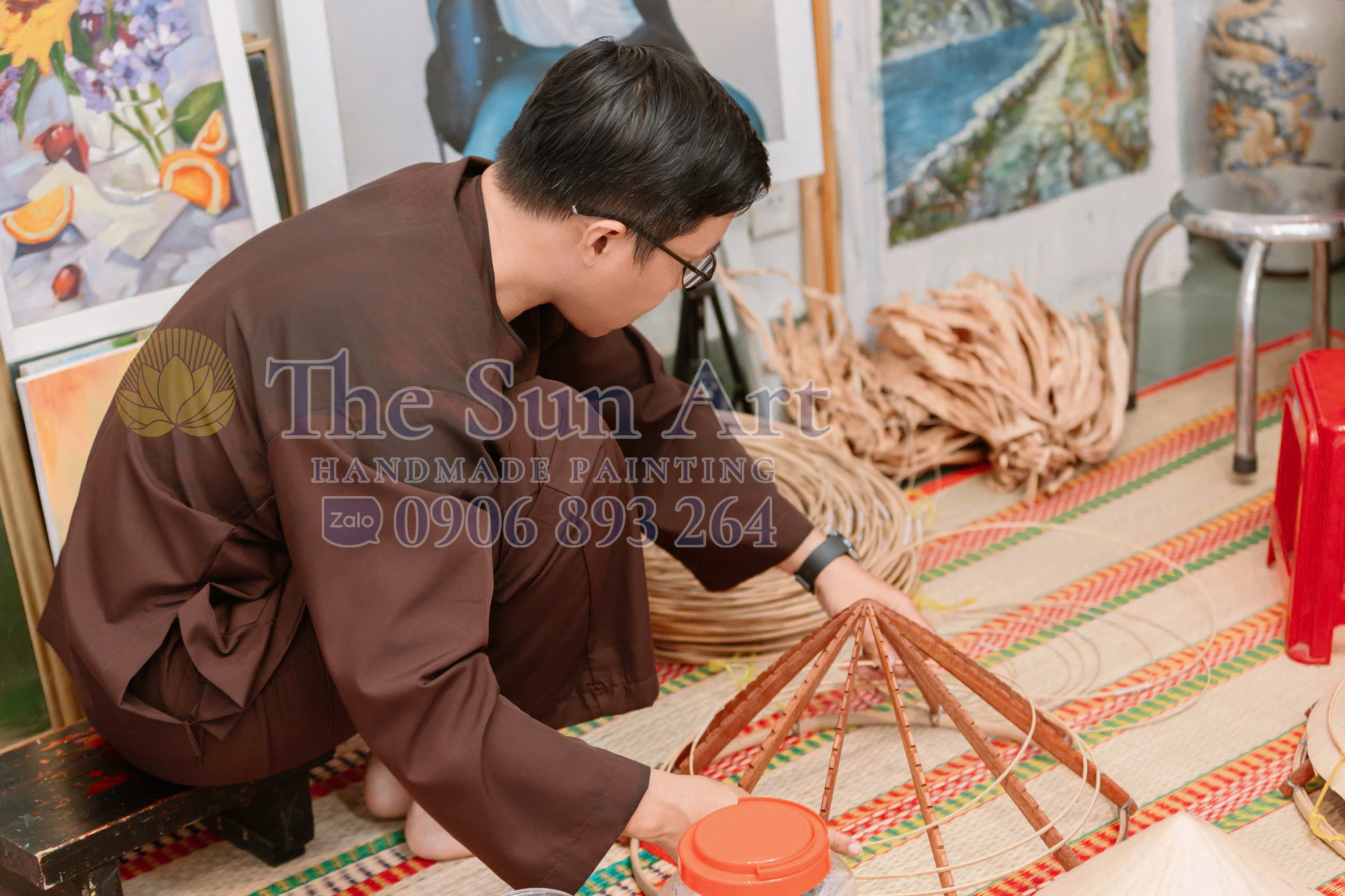Vietnamese Conical Hat Painting Class Ws02 (9)