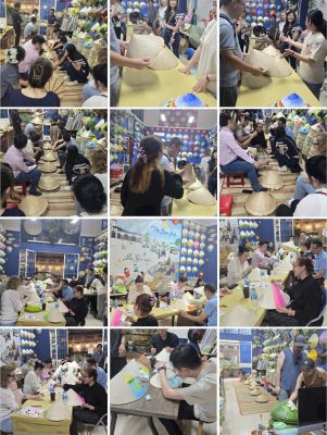 Workshop Vẽ Nón Lá Dành Cho Du Khách Tại Sài Gòn – Trãi Văn Hóa Việt Cùng The Sun Art