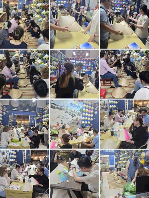 Workshop Vẽ Nón Lá Dành Cho Du Khách Tại Sài Gòn – Trãi Văn Hóa Việt Cùng The Sun Art
