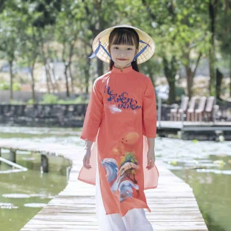 màu vẽ áo dài