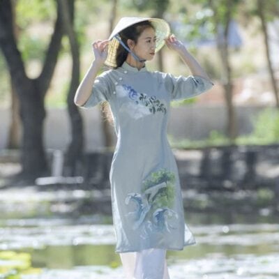may áo dài