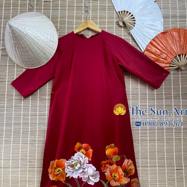 May áo dài theo yêu cầu tại The Sun Art
