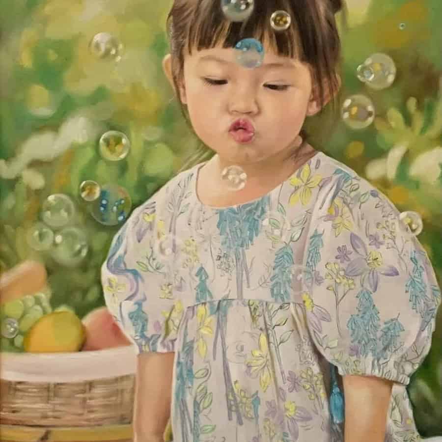 vẽ trang chân dung theo yêu cầu siêu đẹp saigon tphcm