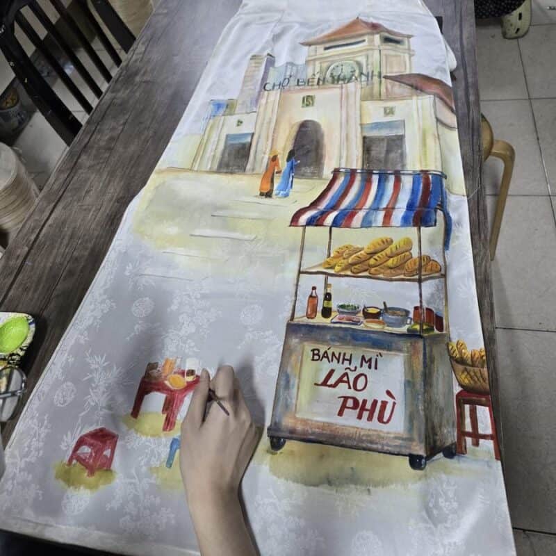 bí quyết vẽ áo dài đẹp