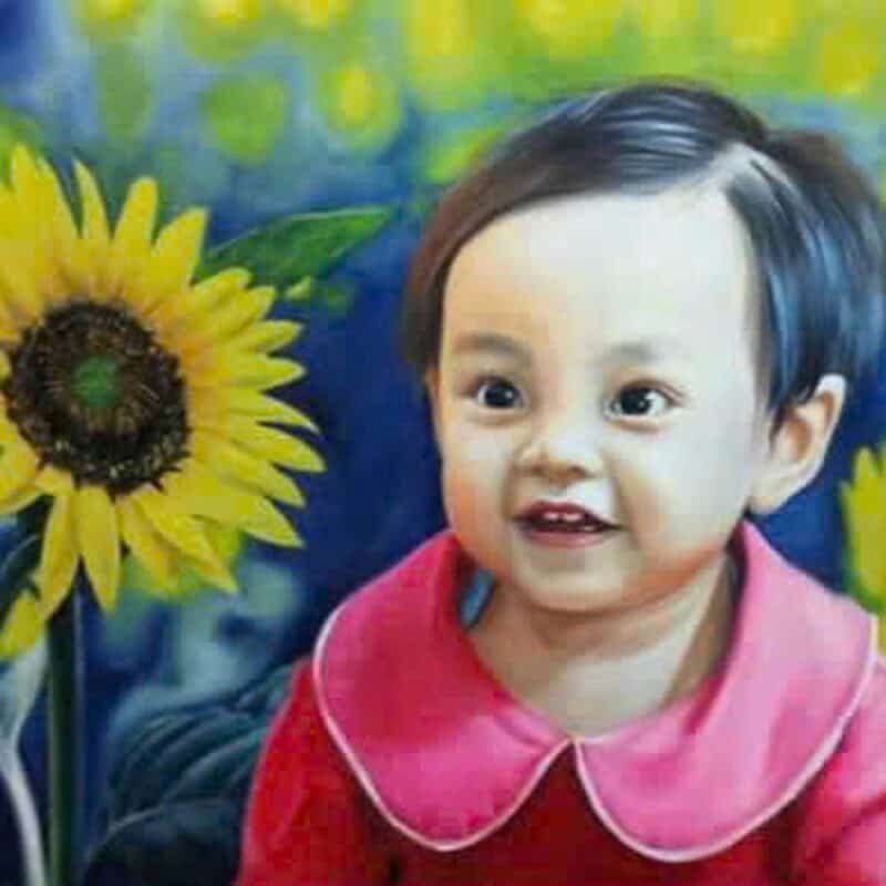 vẽ tranh tường nầm non