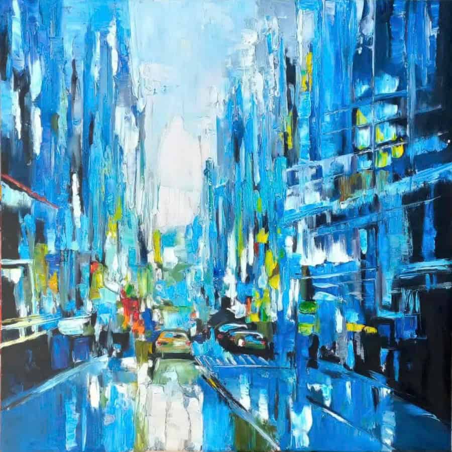 vẽ tranh tường văn phòng