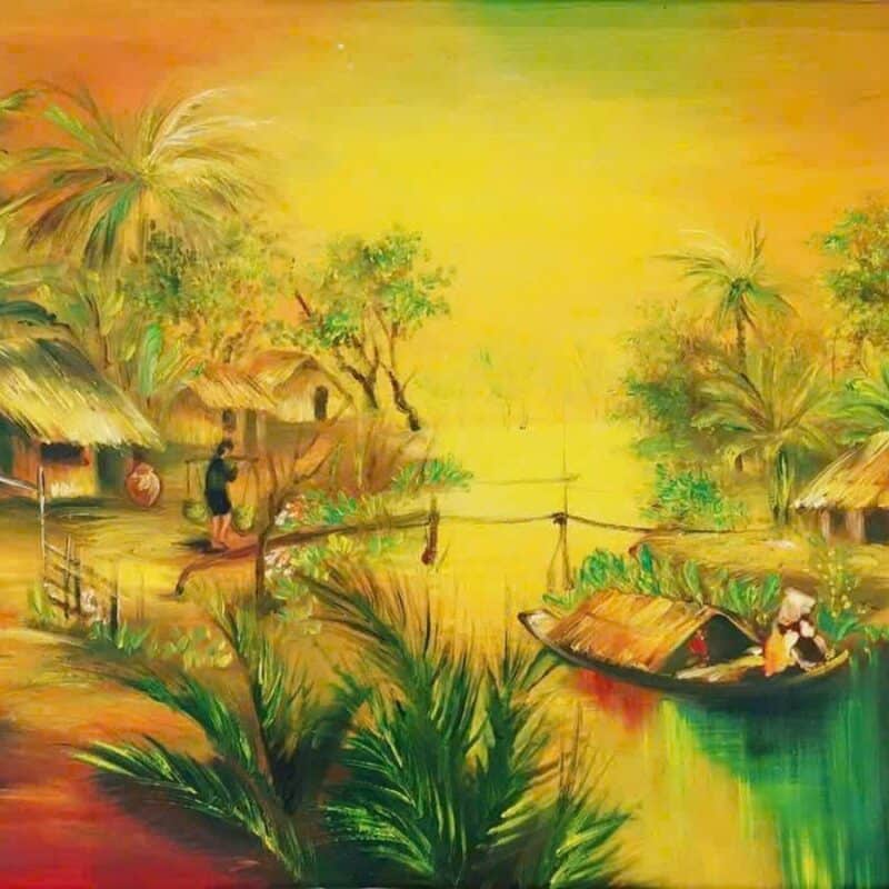 vẽ tường mầm non